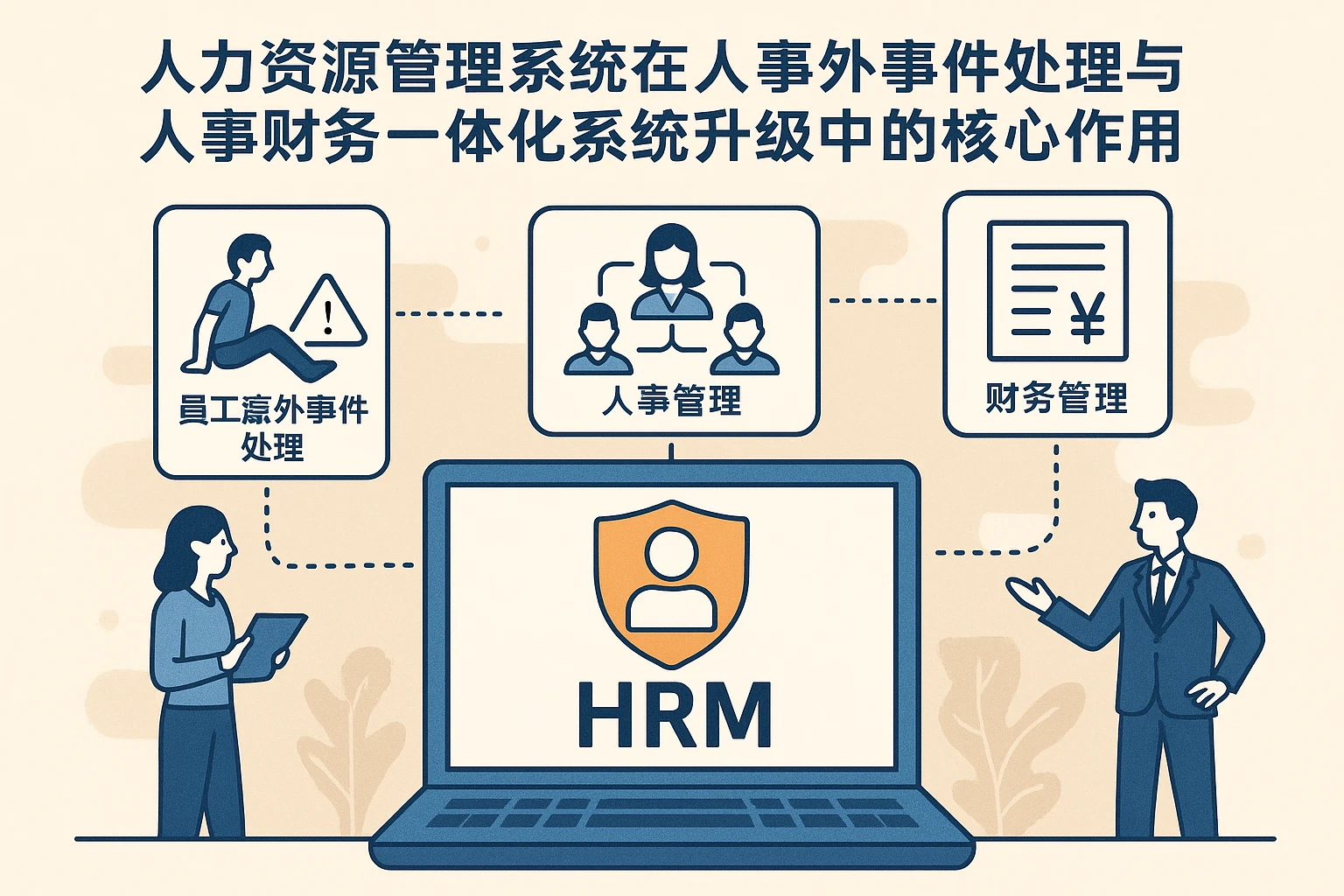 人力资源管理系统在员工意外事件处理与人事财务一体化系统升级中的核心作用