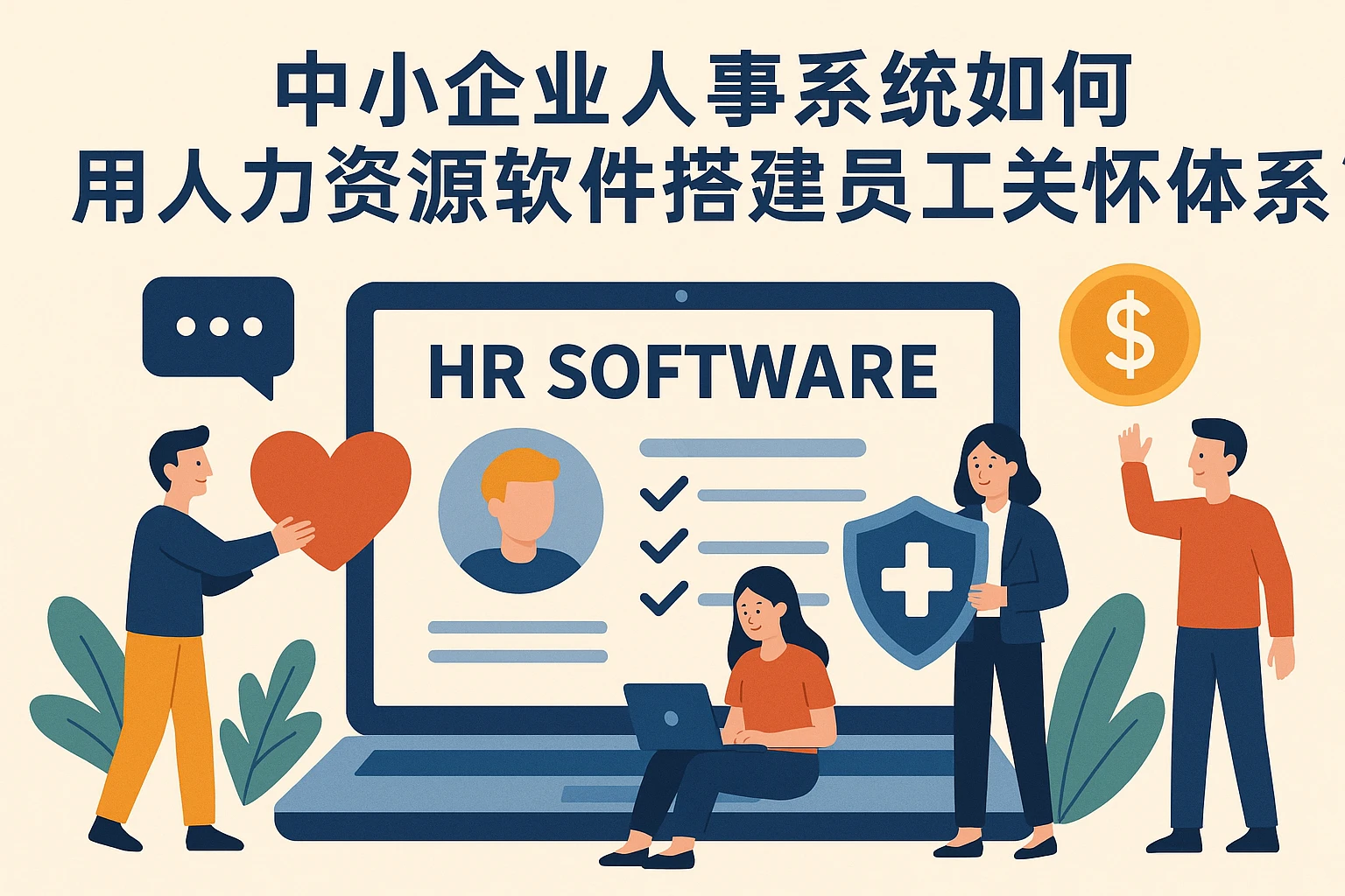 中小企业人事系统如何用人力资源软件搭建员工关怀体系？