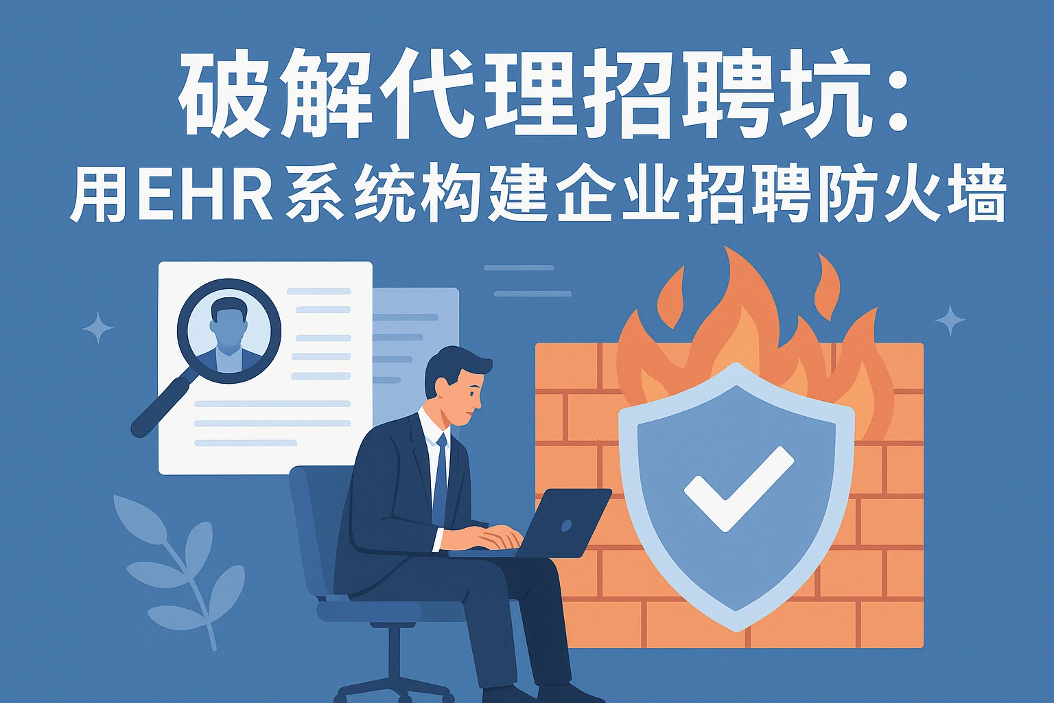 破解代理招聘坑：用EHR系统构建企业招聘防火墙