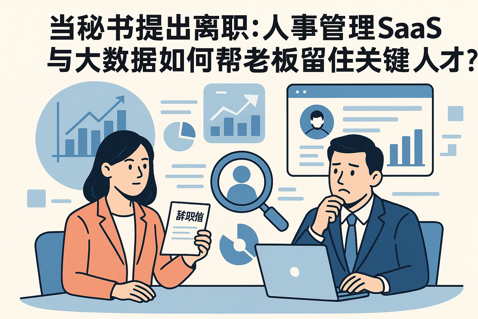 当秘书提出离职：人事管理SaaS与大数据如何帮老板留住关键人才？