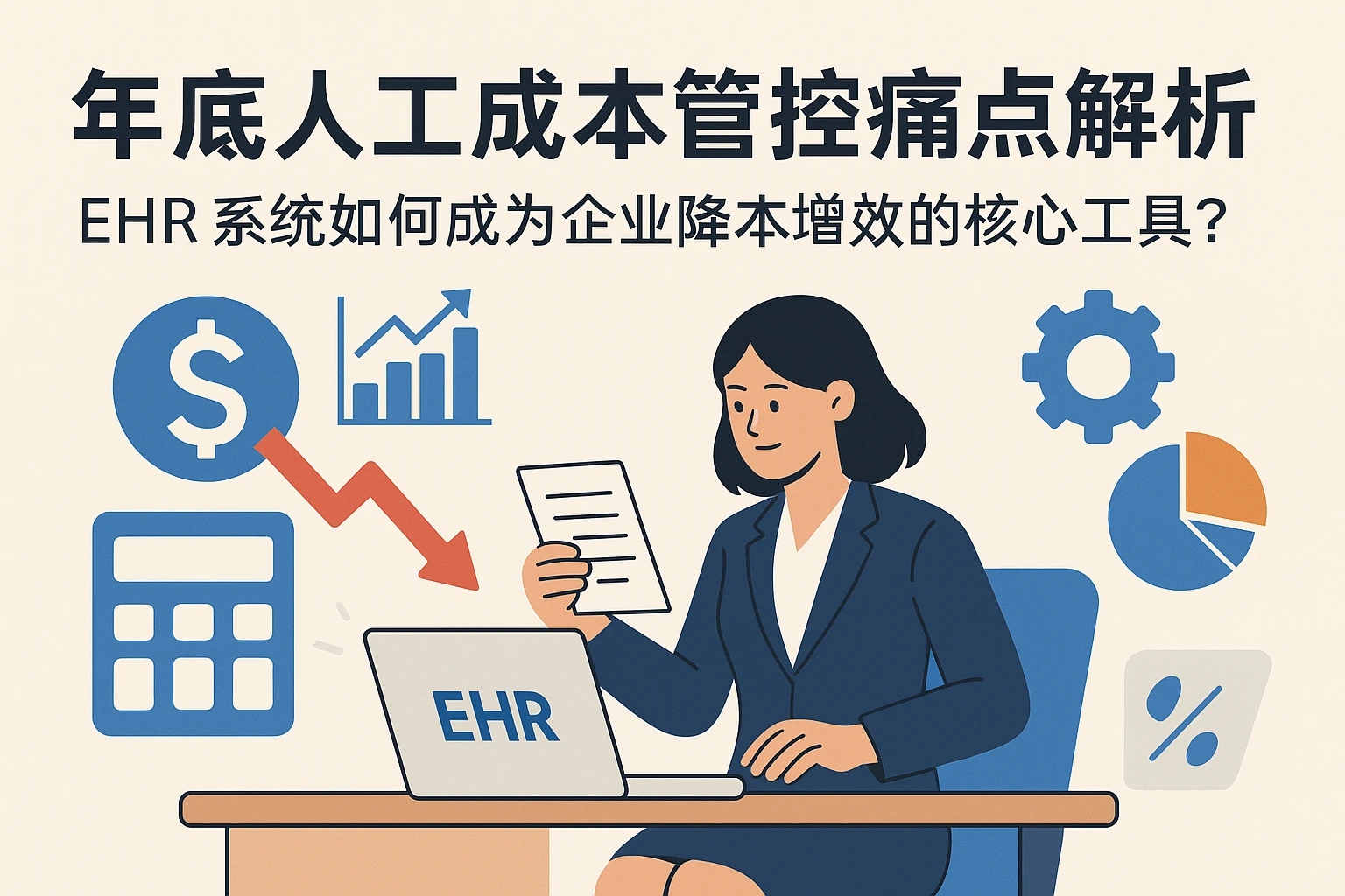 年底人工成本管控痛点解析：EHR系统如何成为企业降本增效的核心工具？