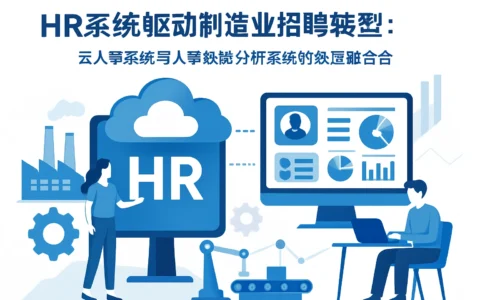 HR系统驱动制造业招聘转型：云人事系统与人事数据分析系统的深度融合