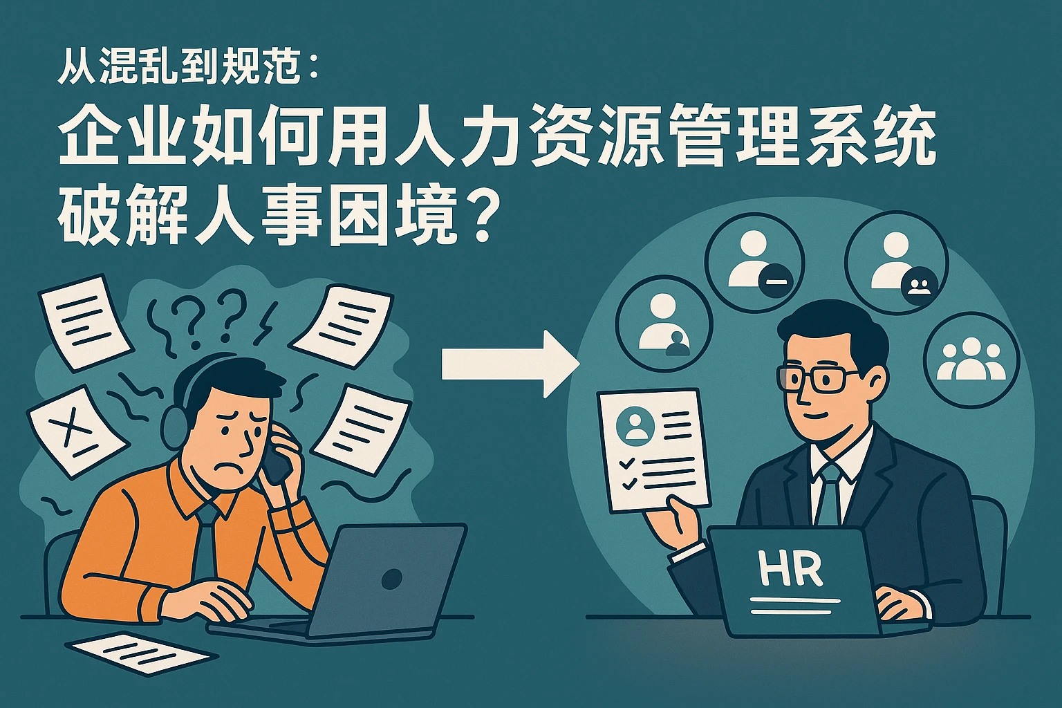从混乱到规范：电销企业如何用人力资源管理系统破解人事困境？
