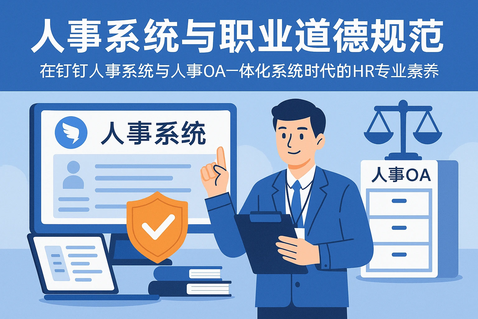 人事系统与职业道德规范:在钉钉人事系统与人事OA一体化系统时代的HR专业素养
