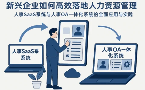 新兴企业如何高效落地人力资源管理系统：人事SaaS系统与人事OA一体化系统的全面应用与实践