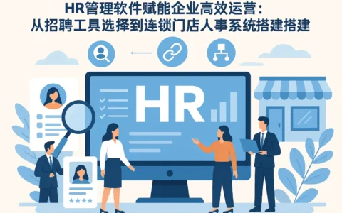 HR管理软件赋能企业高效运营：从招聘工具选择到连锁门店人事系统搭建
