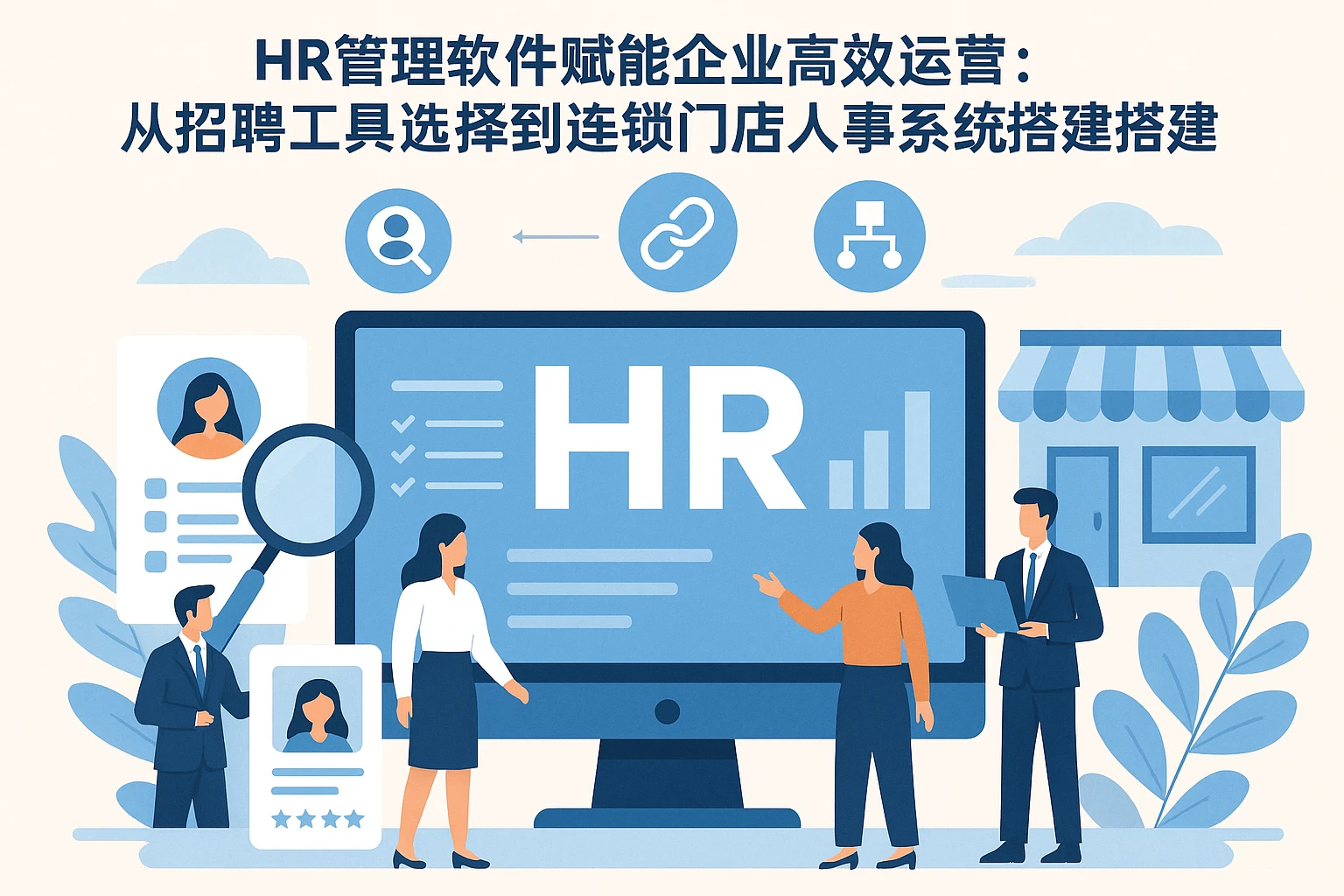 HR管理软件赋能企业高效运营：从招聘工具选择到连锁门店人事系统搭建