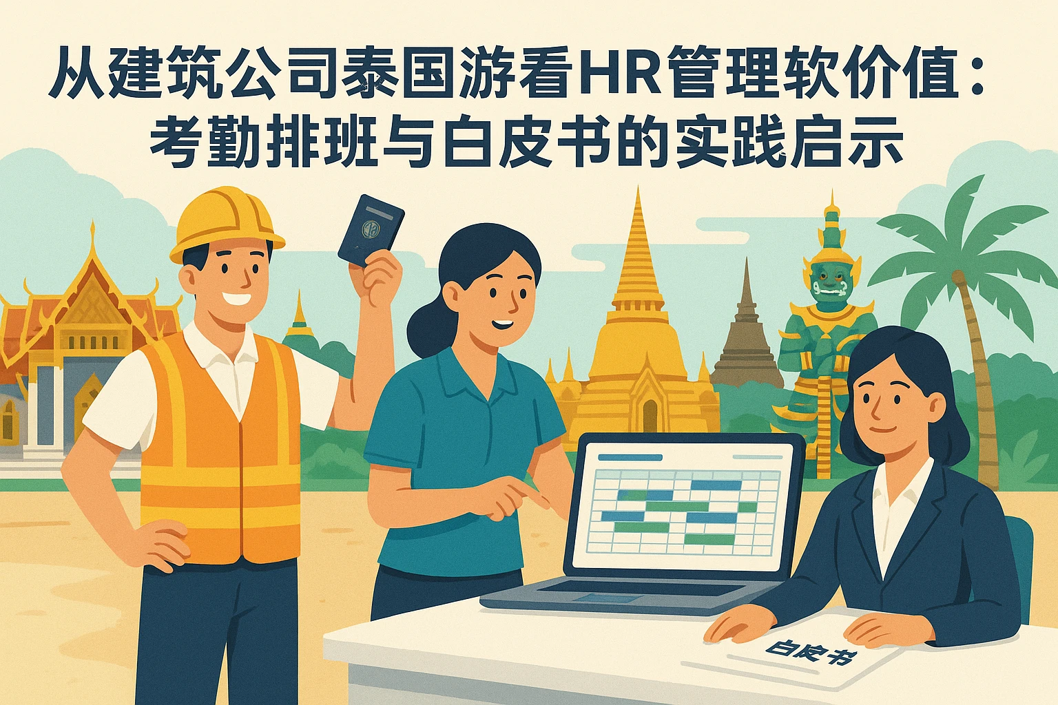 从建筑公司泰国游看HR管理软件价值：考勤排班与白皮书的实践启示