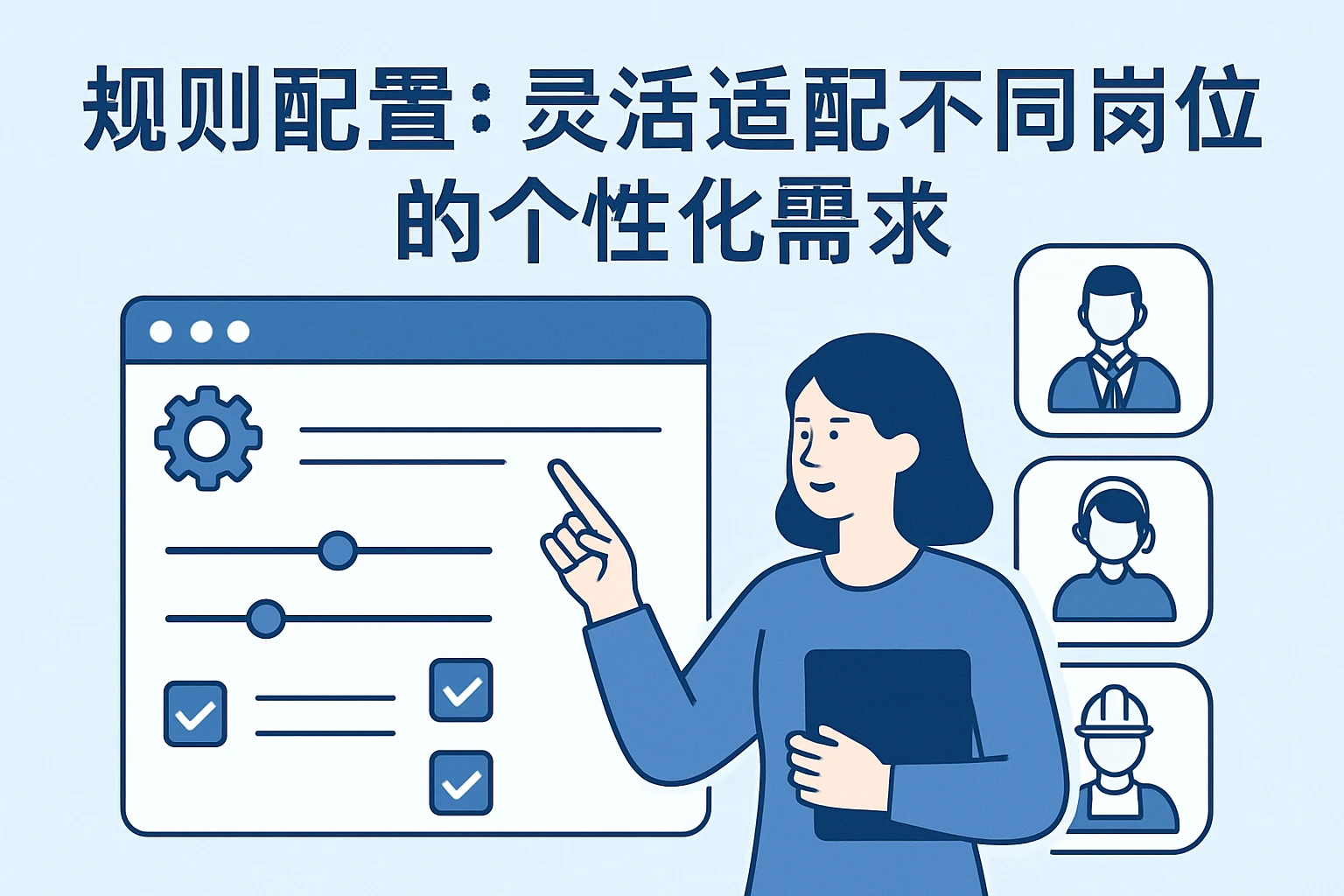 2. 规则配置：灵活适配不同岗位的个性化需求