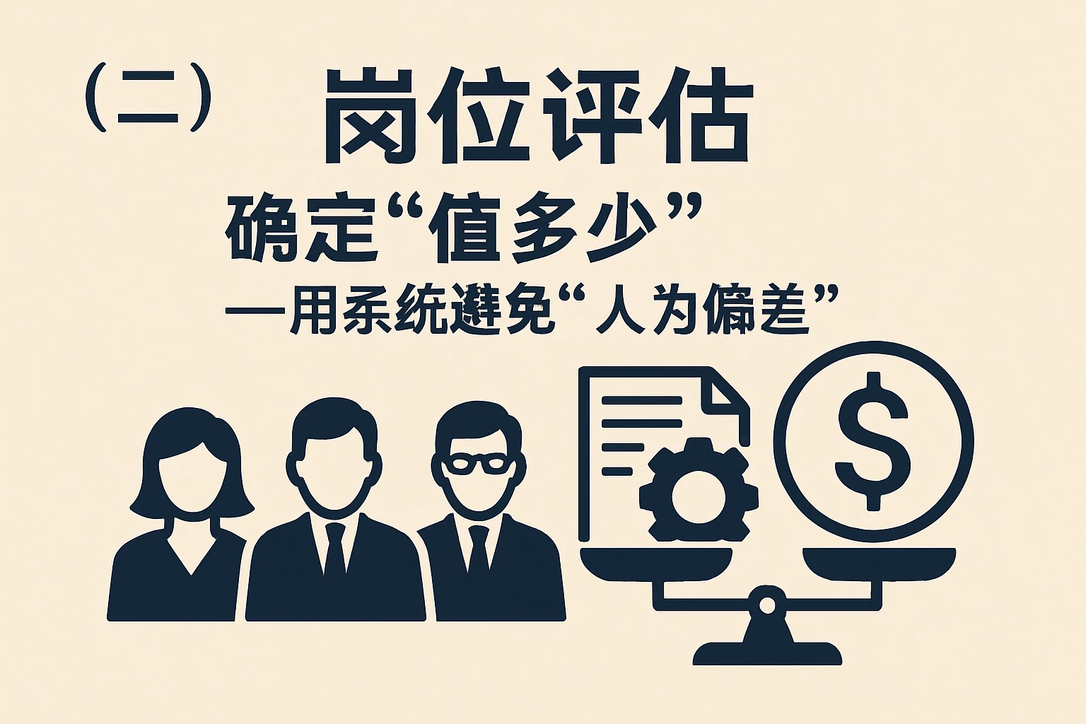 （二）岗位评估：确定“值多少”——用系统避免“人为偏差”
