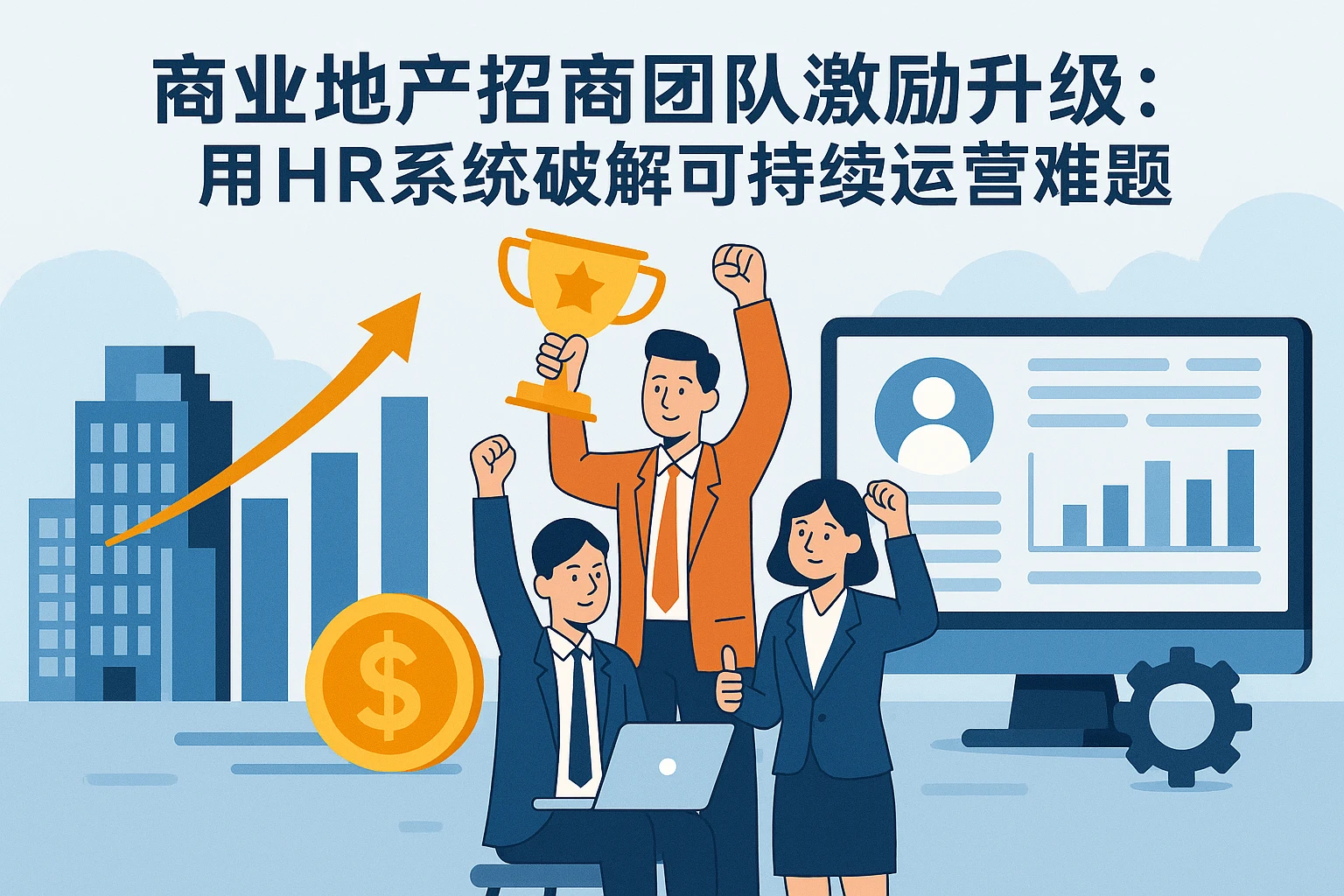 商业地产招商团队激励升级：用HR系统破解可持续运营难题