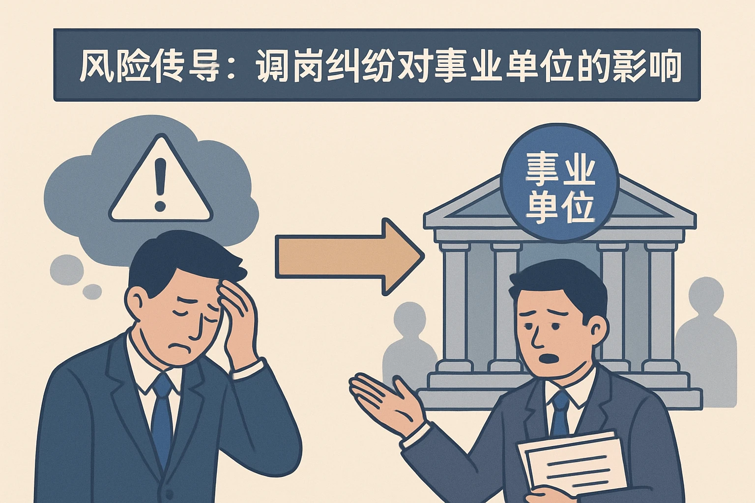 2. 风险传导：调岗纠纷对事业单位的影响