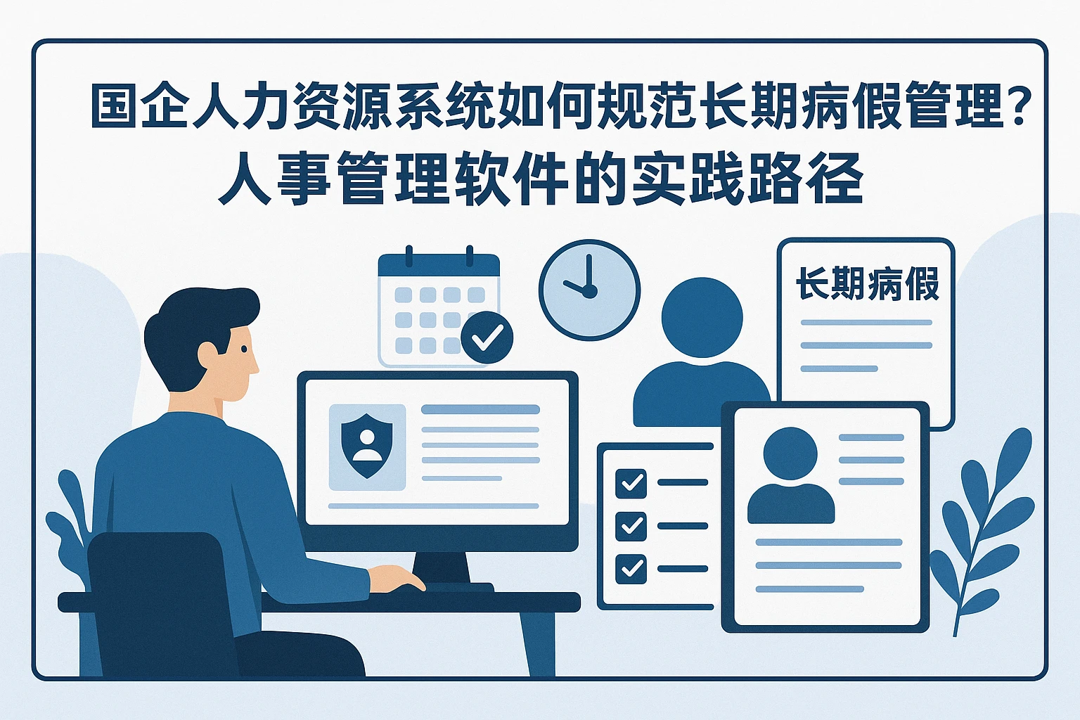 国企人力资源系统如何规范长期病假管理?人事管理软件的实践路径