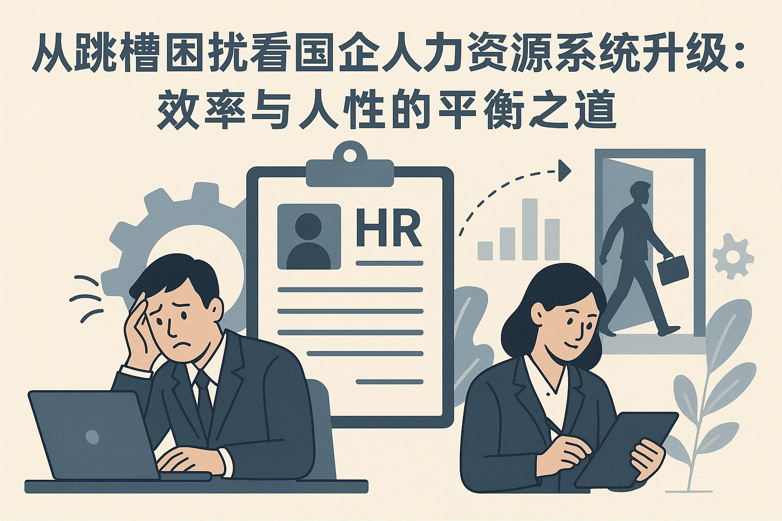 从跳槽困扰看国企人力资源系统升级：效率与人性的平衡之道