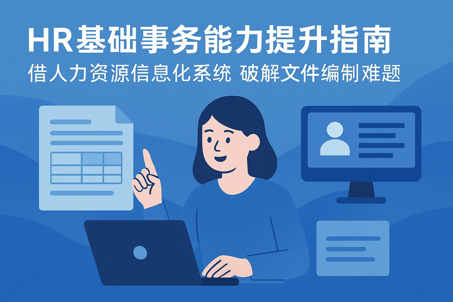 HR基础事务能力提升指南：借人力资源信息化系统破解文件编制难题
