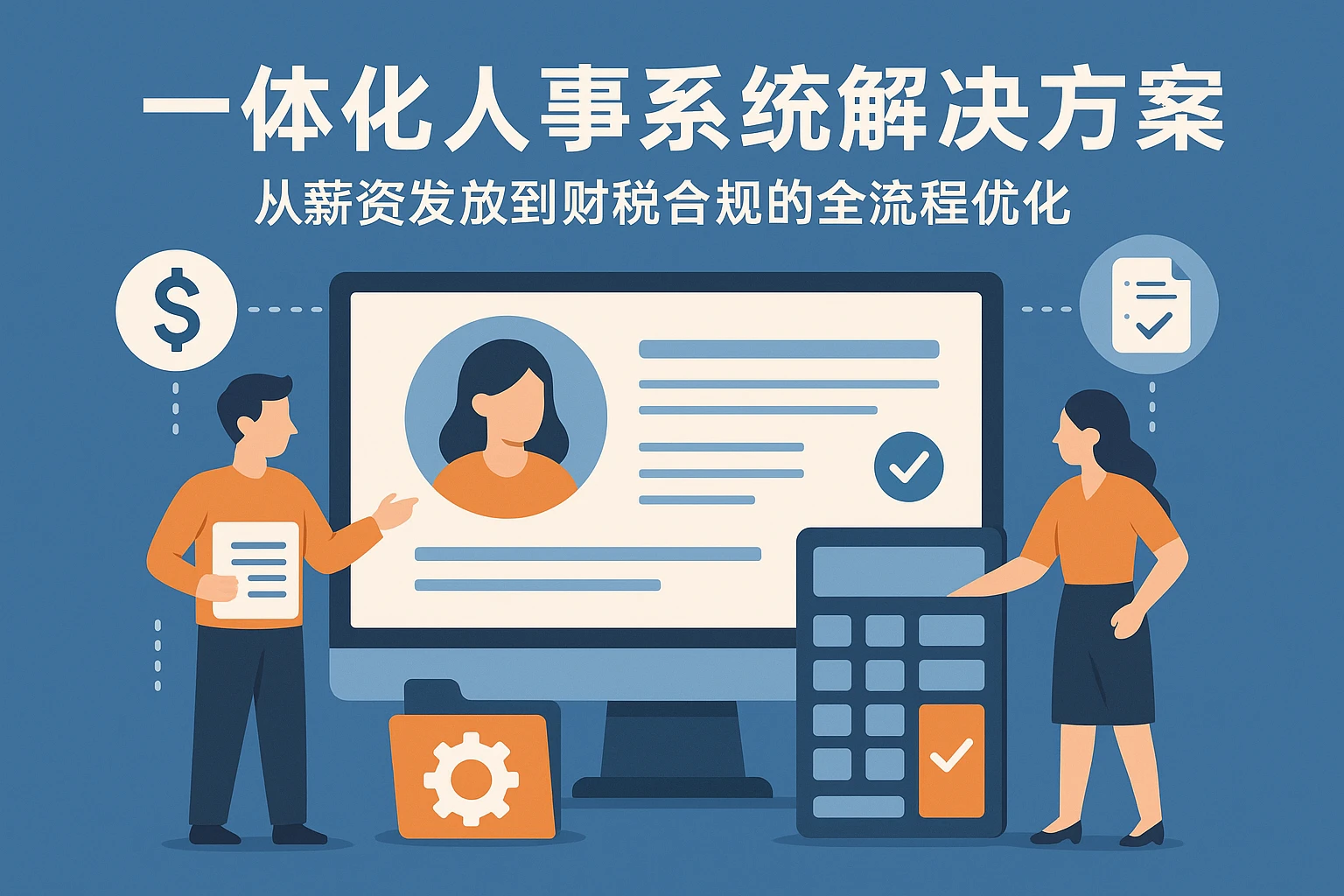 一体化人事系统解决方案：从薪资发放到财税合规的全流程优化