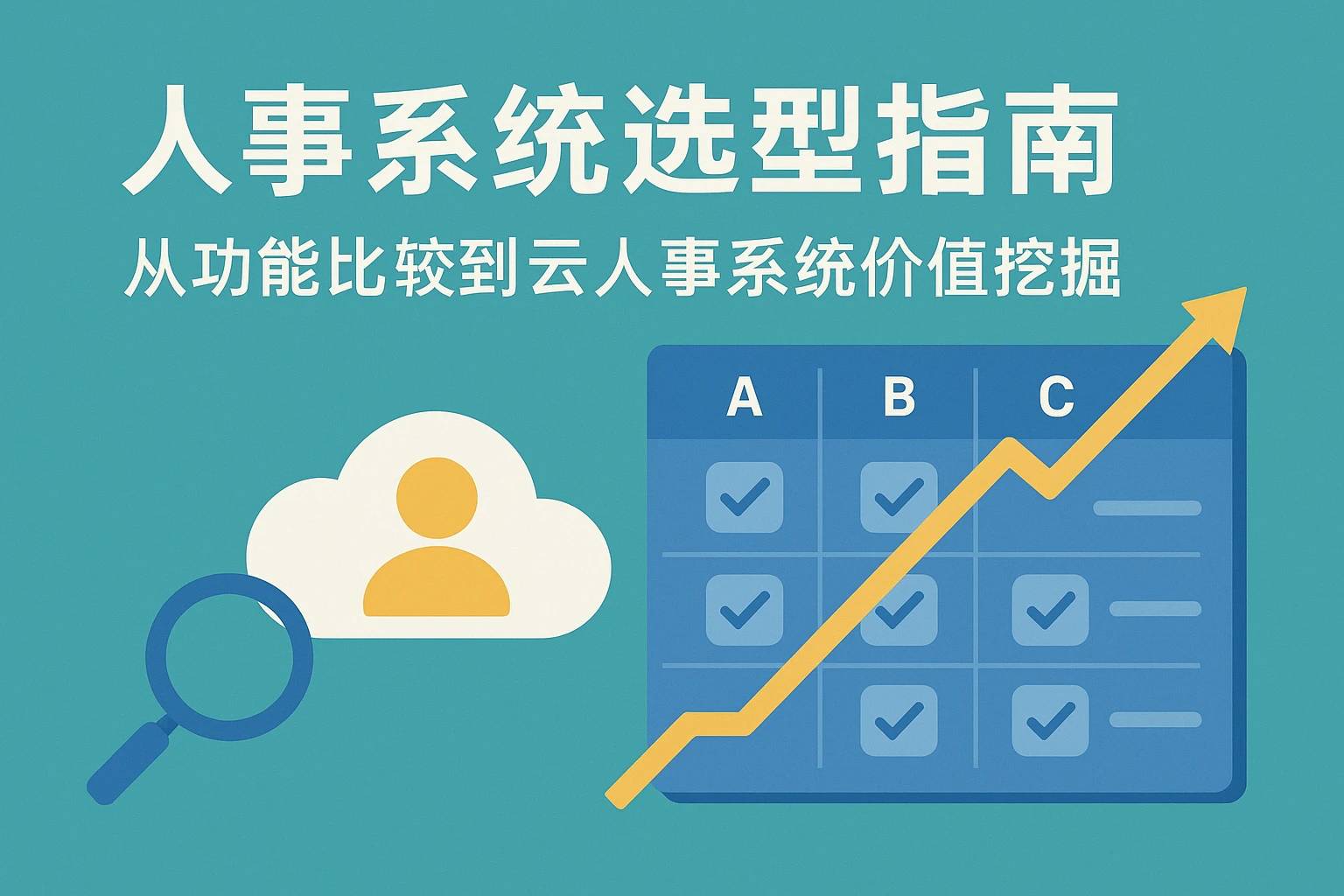 人事系统选型指南：从功能比较到云人事系统价值挖掘