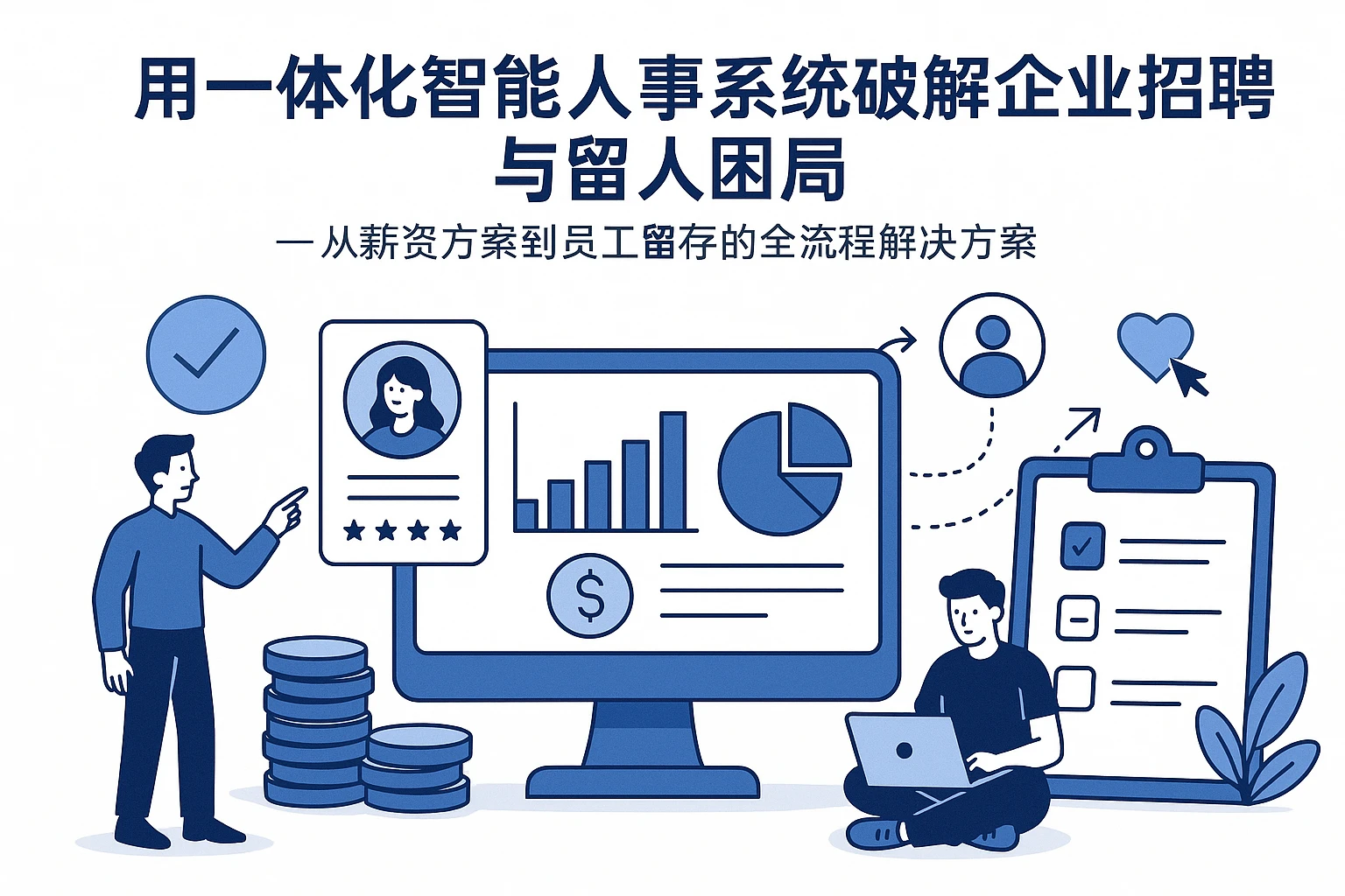 用一体化智能人事系统破解企业招聘与留人困局——从薪资方案到员工留存的全流程解决方案