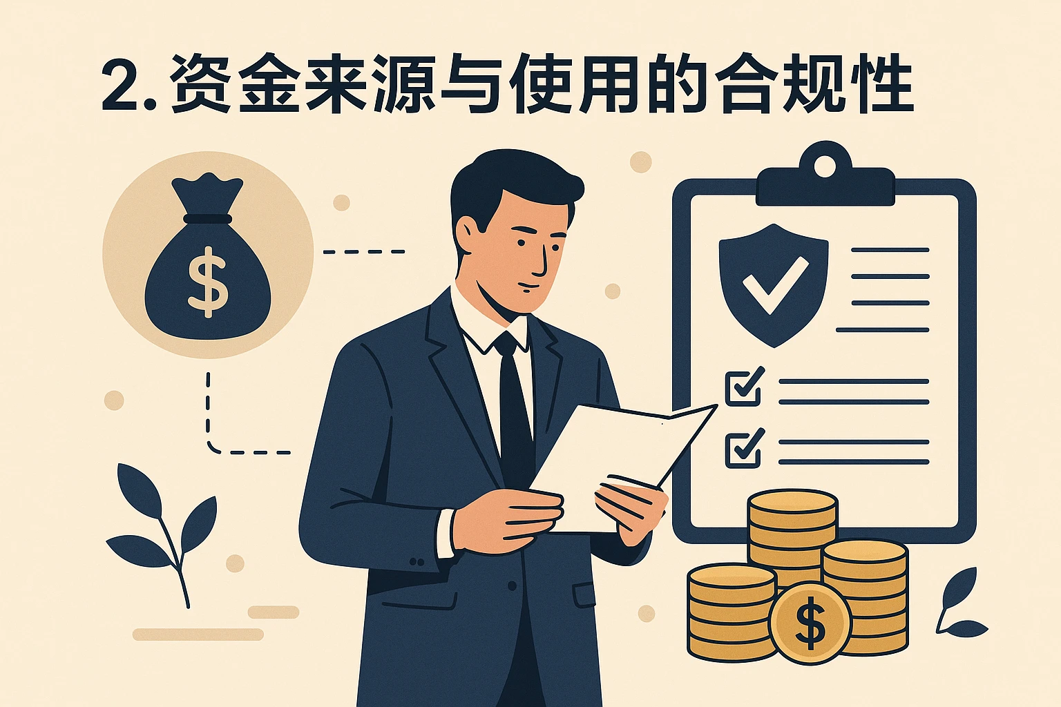 2. 资金来源与使用的合规性