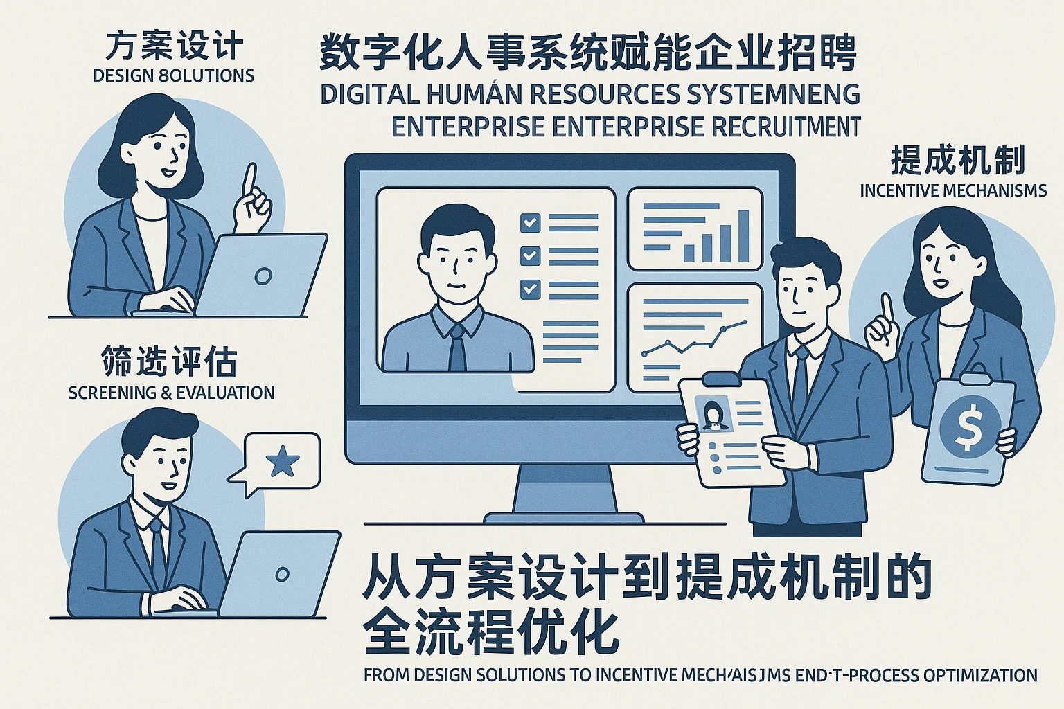 数字化人事系统赋能企业招聘：从方案设计到提成机制的全流程优化
