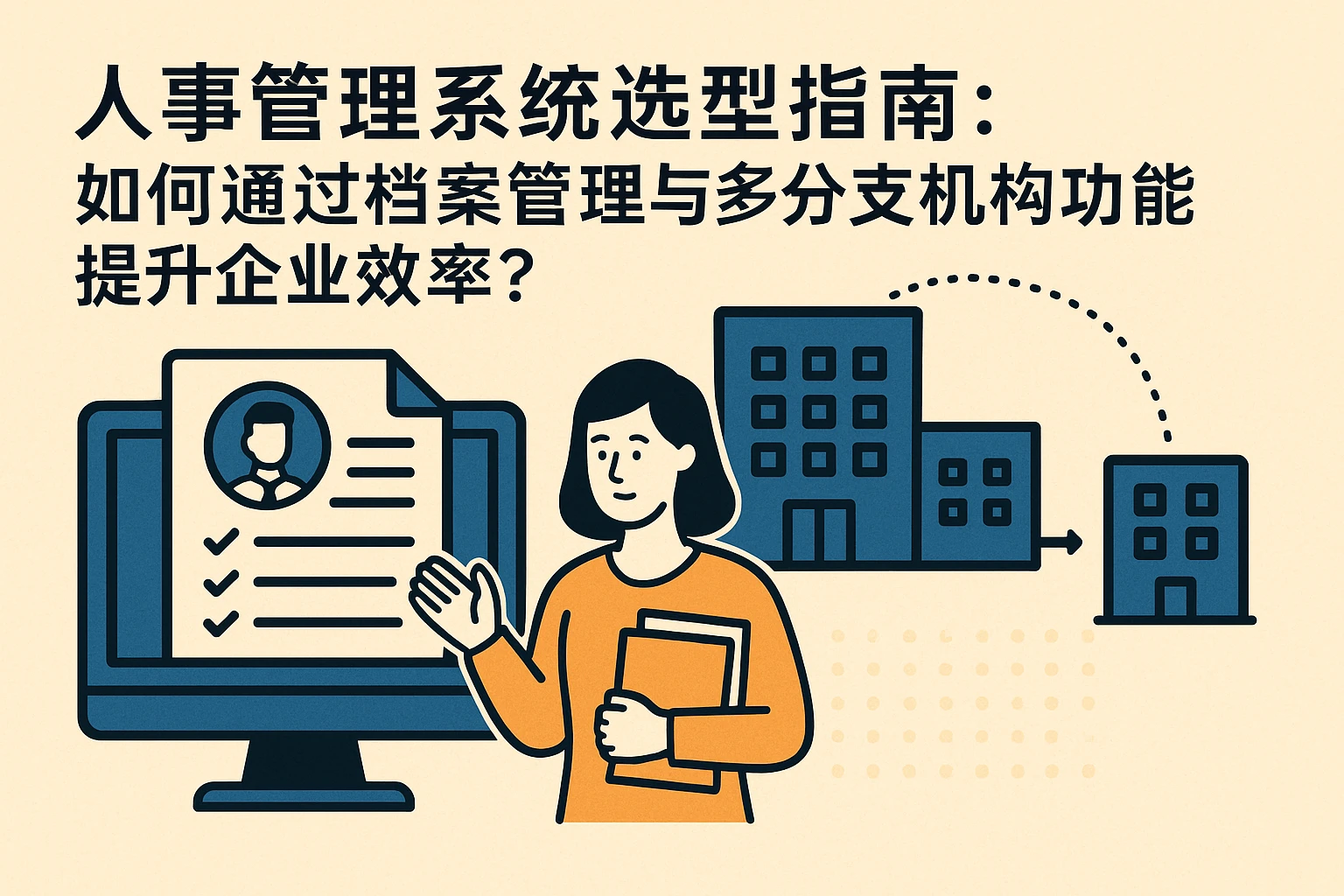 人事管理系统选型指南：如何通过档案管理与多分支机构功能提升企业效率？