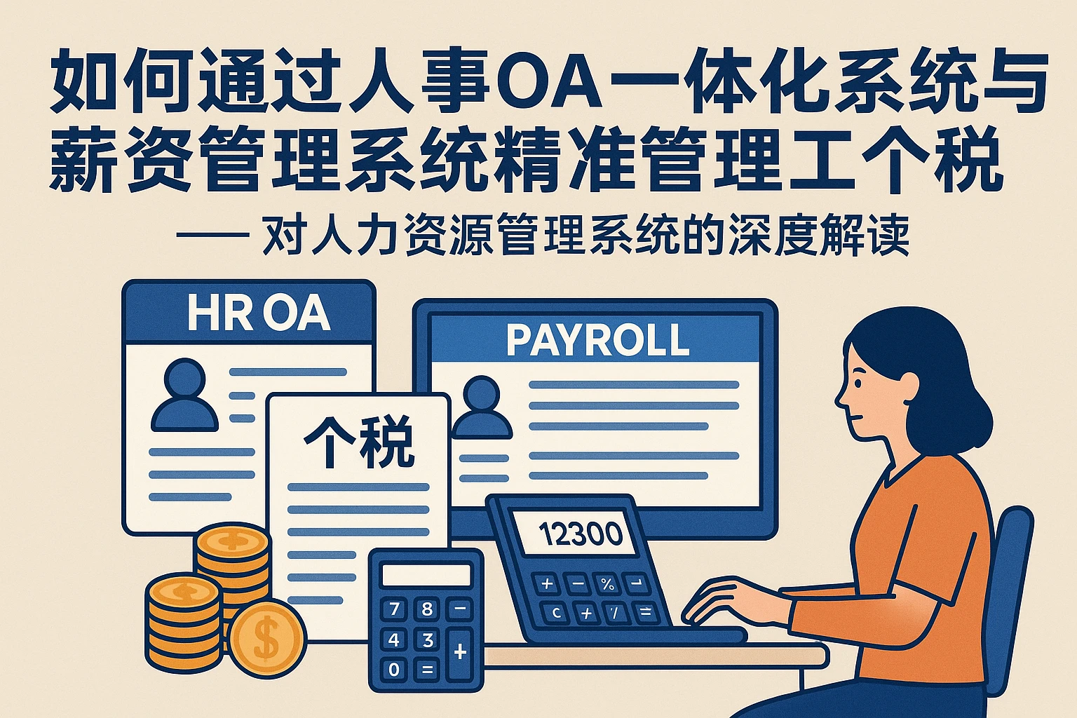 如何通过人事OA一体化系统与薪资管理系统精准管理员工个税 —— 对人力资源管理系统的深度解读