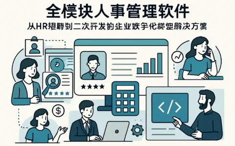 全模块人事管理软件：从HR招聘到二次开发的企业数字化转型解决方案