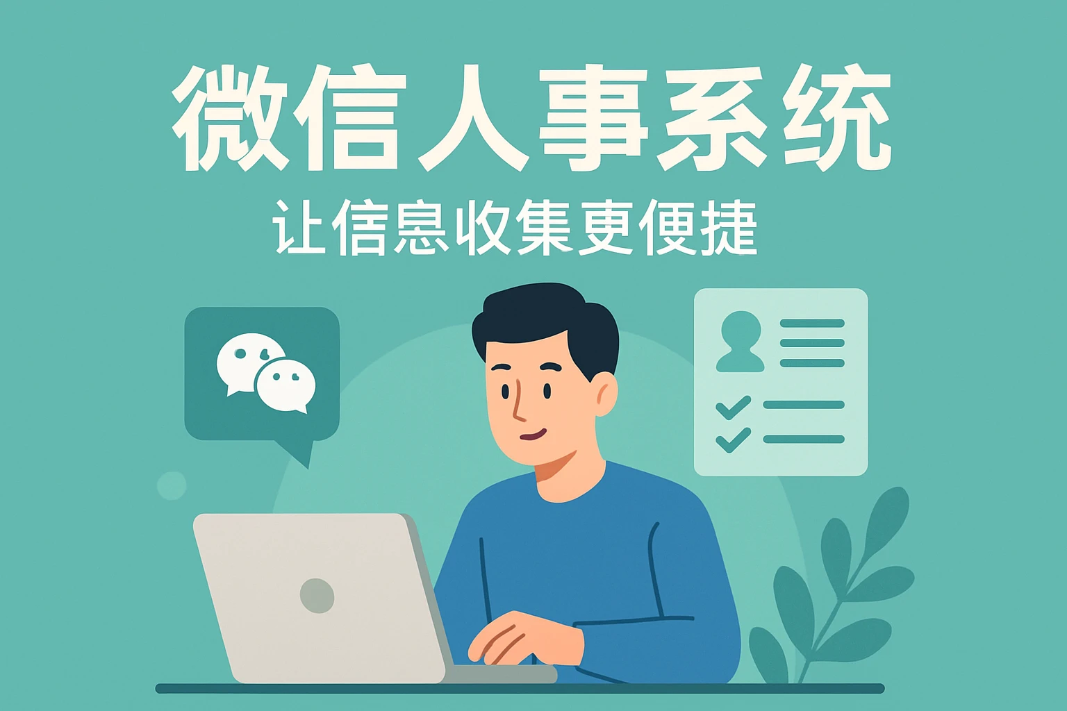 2. 微信人事系统：让信息收集更便捷