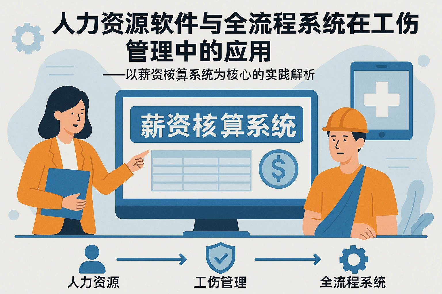 人力资源软件与全流程系统在工伤管理中的应用——以薪资核算系统为核心的实践解析