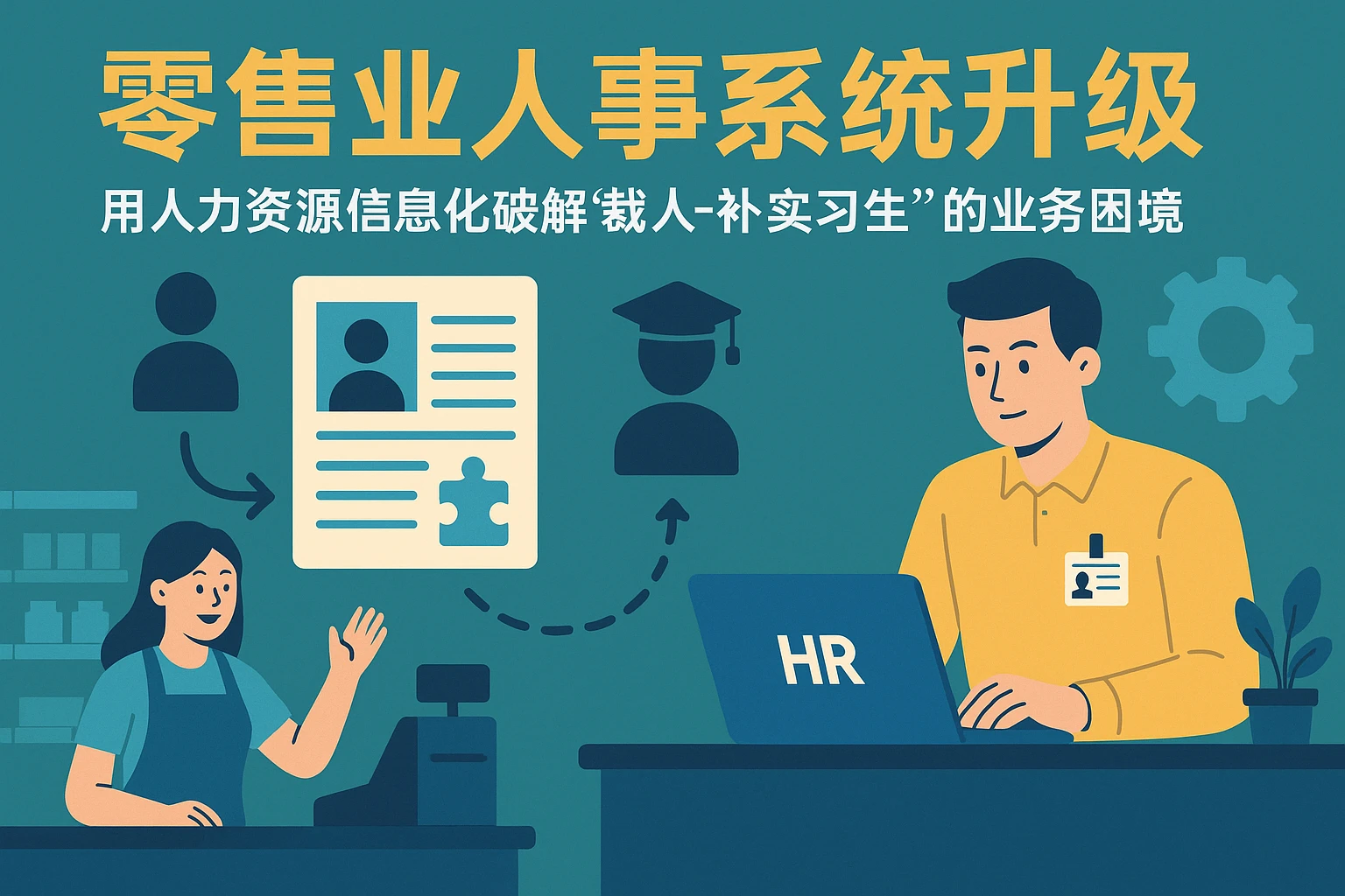 零售业人事系统升级：用人力资源信息化破解“裁人-补实习生”的业务困境