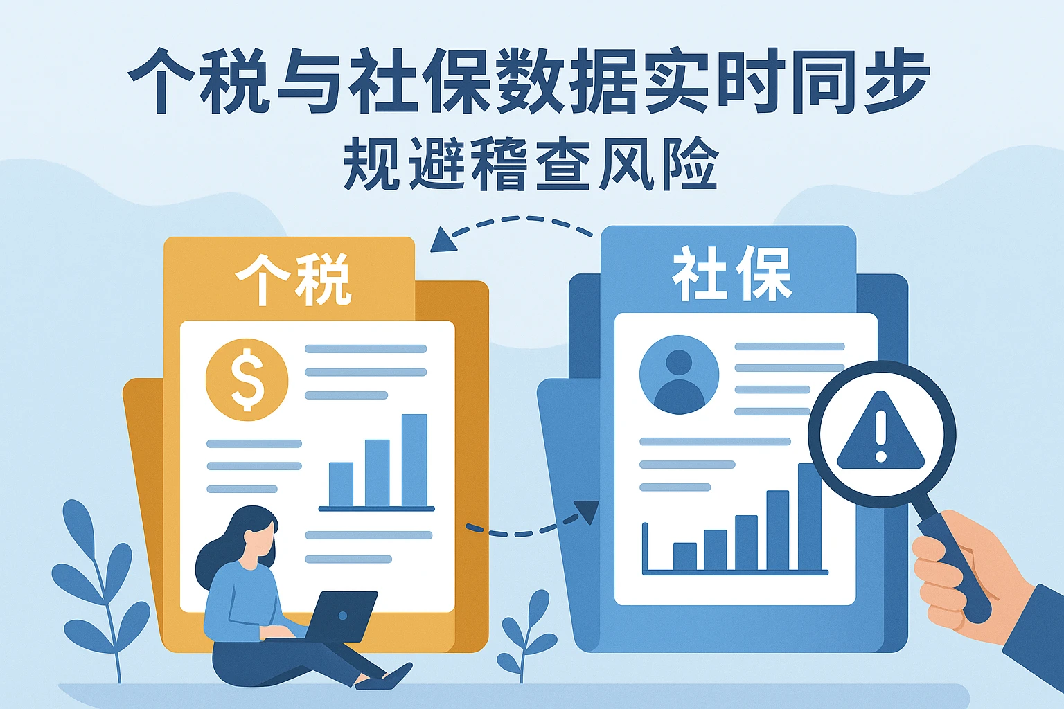 2. 个税与社保数据实时同步：规避稽查风险