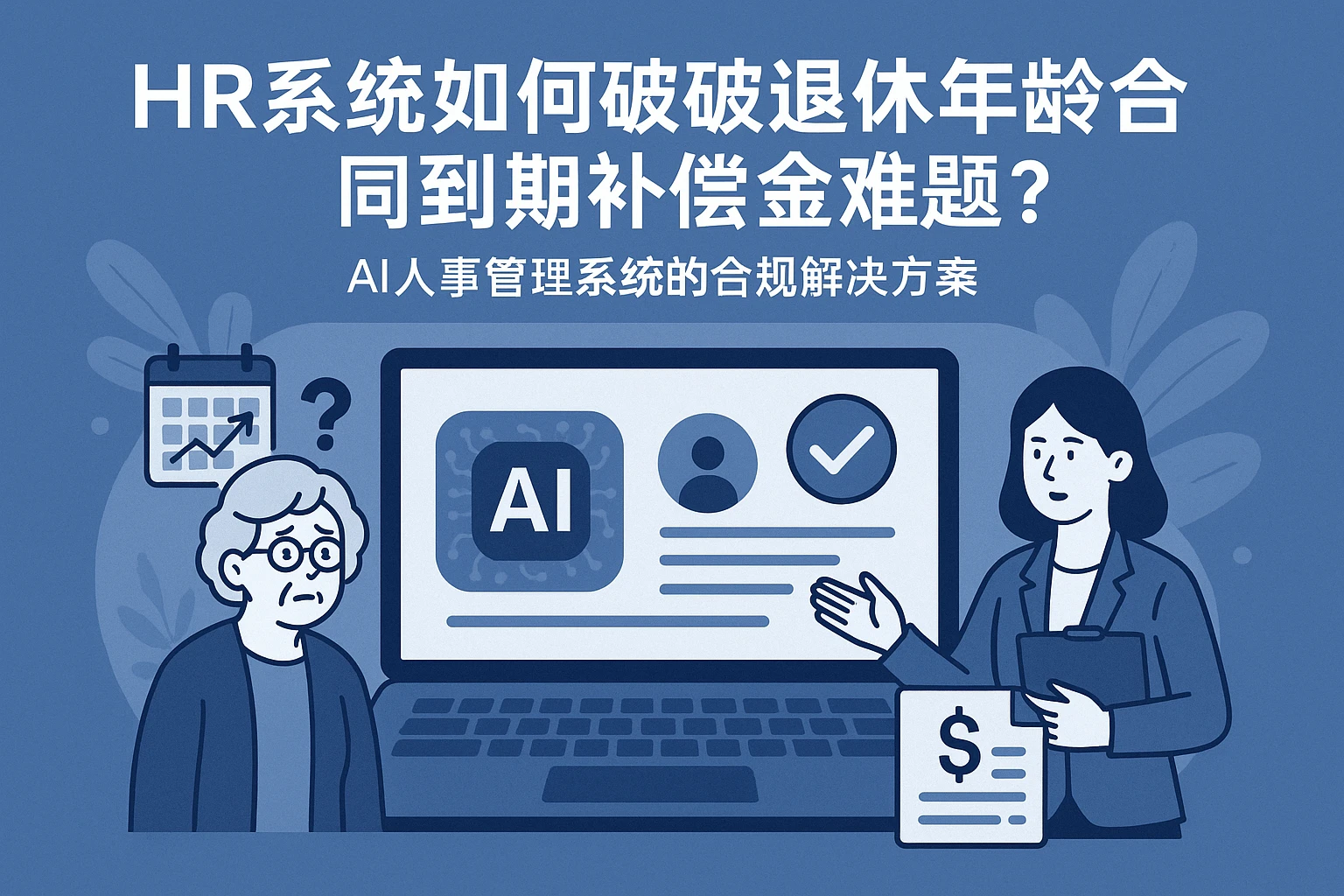 HR系统如何破解退休年龄合同到期补偿金难题？AI人事管理系统的合规解决方案