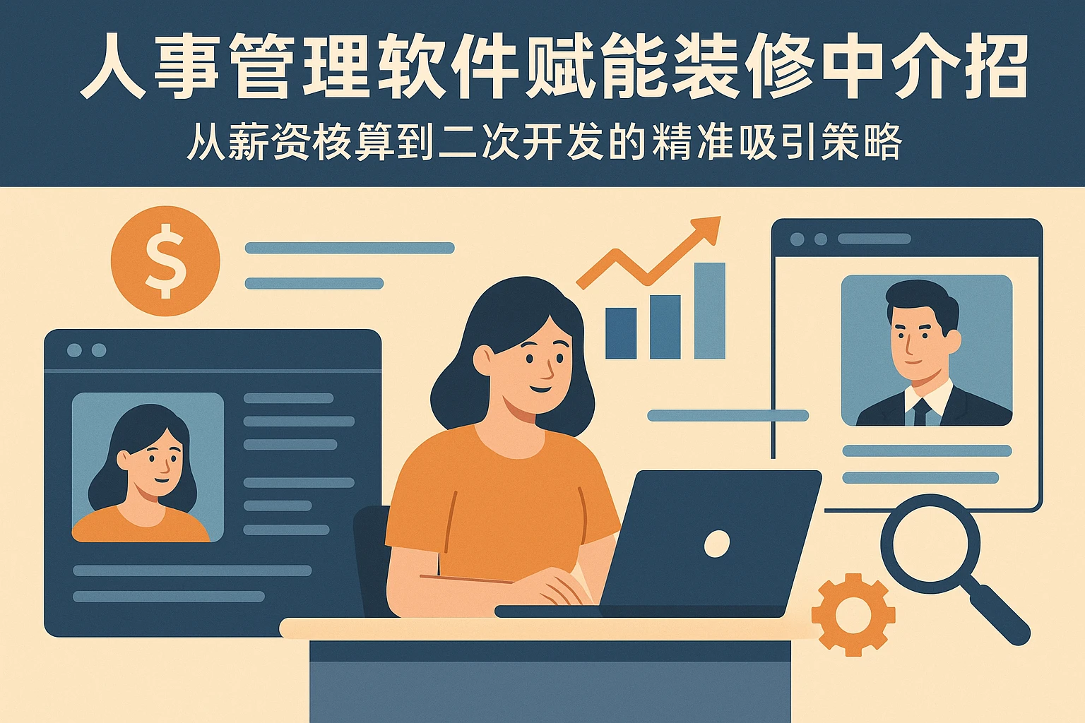 人事管理软件赋能装修中介招聘：从薪资核算到二次开发的精准吸引策略