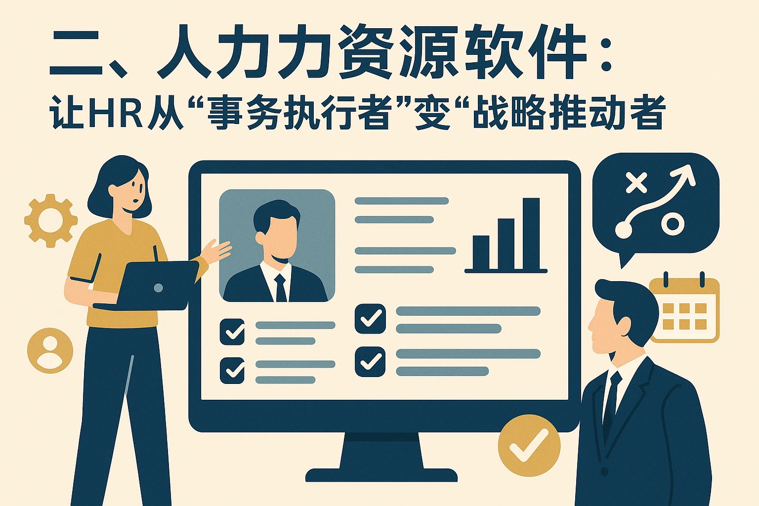 二、人力资源软件：让HR从“事务执行者”变“战略推动者”