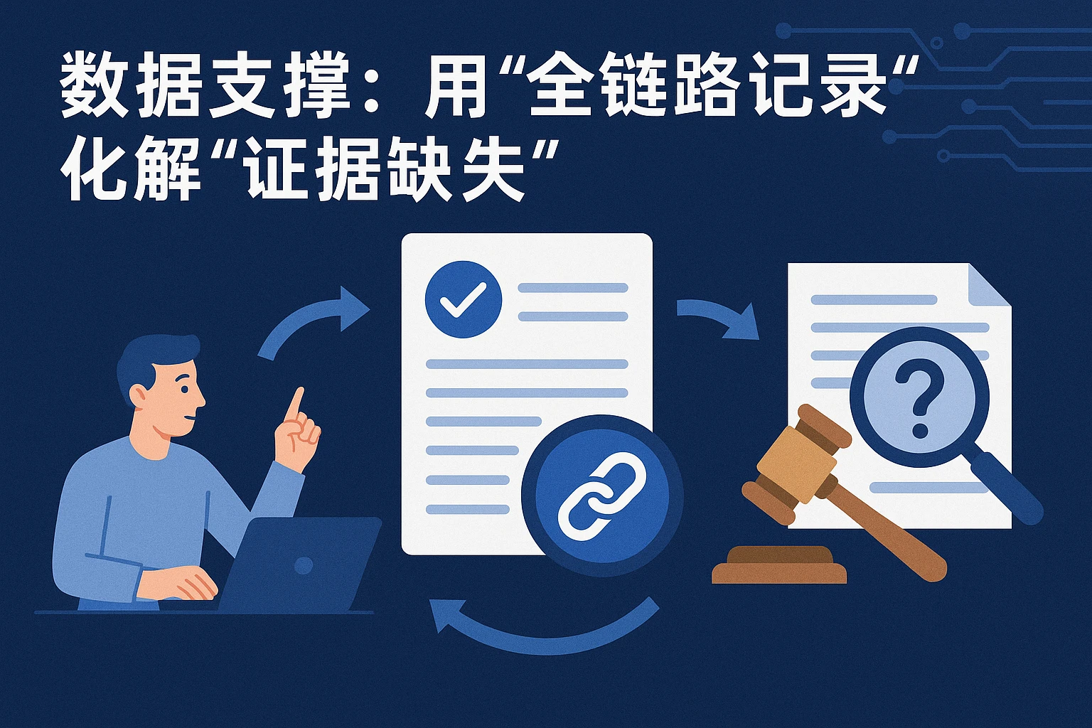 2. 数据支撑：用“全链路记录”化解“证据缺失”