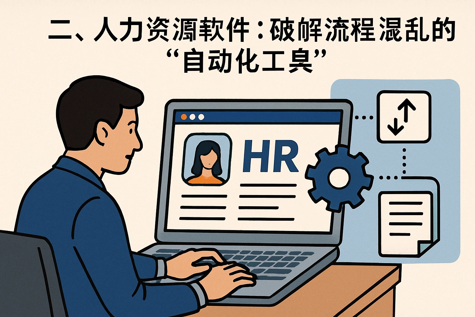 二、人力资源软件：破解流程混乱的“自动化工具”