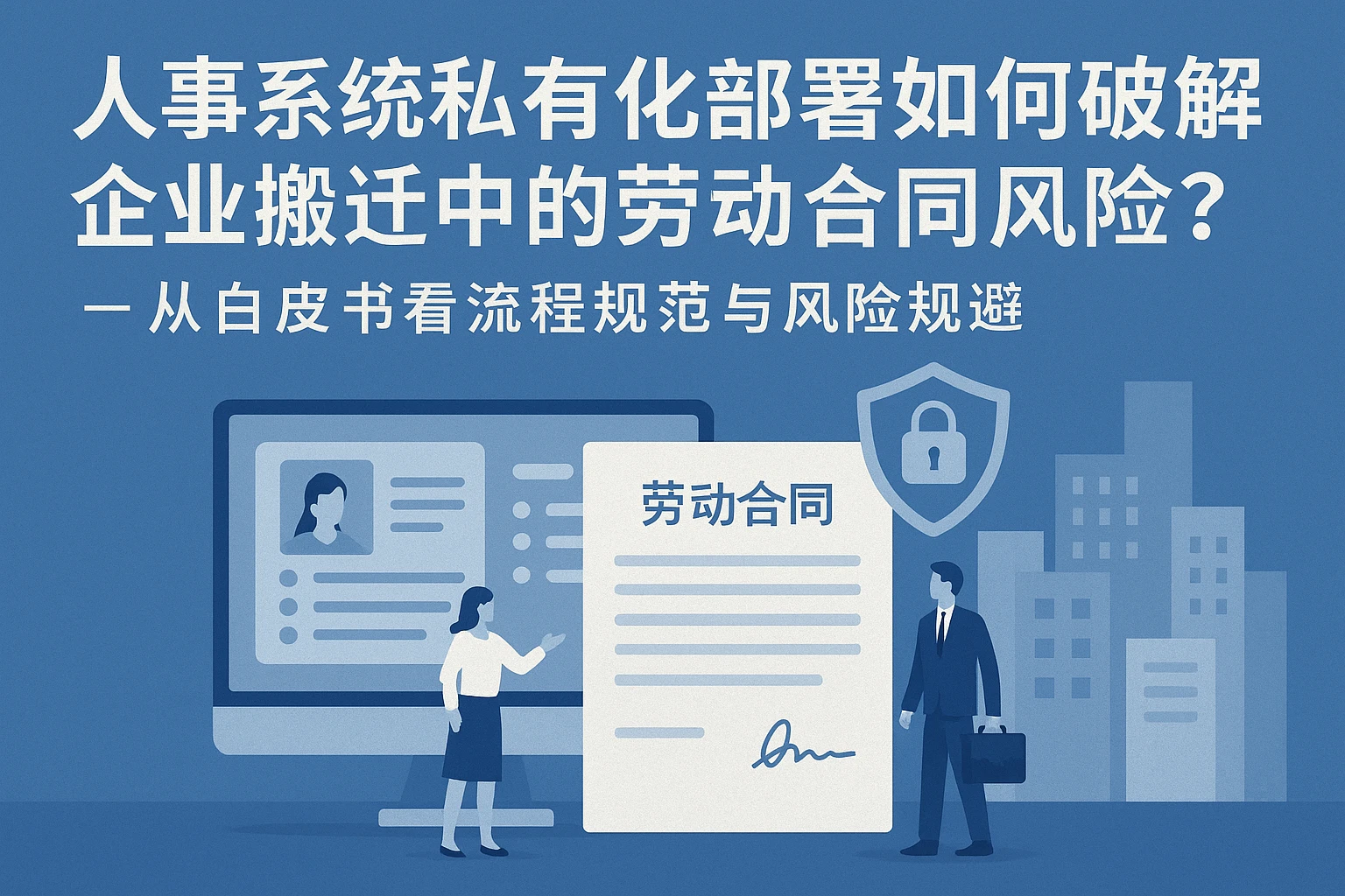 人事系统私有化部署如何破解企业搬迁中的劳动合同风险？——从白皮书看流程规范与风险规避