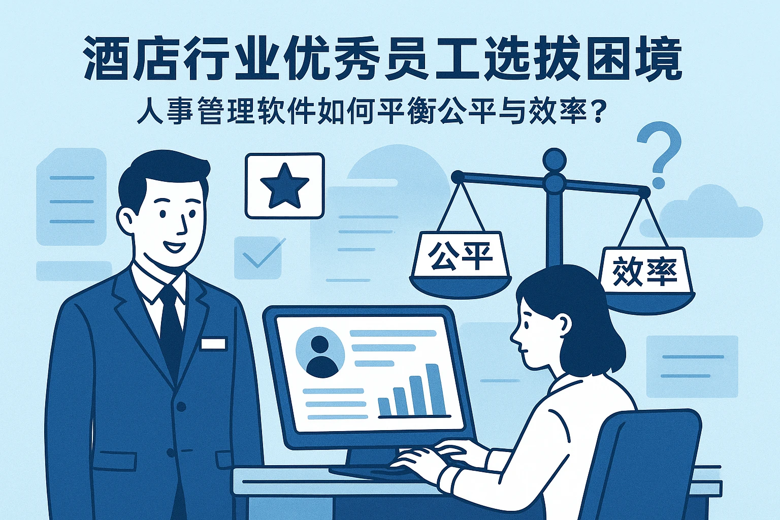 酒店行业优秀员工选拔困境：人事管理软件如何平衡公平与效率？