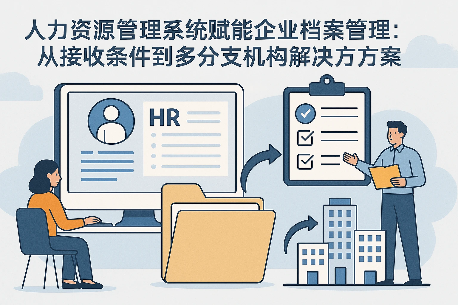 人力资源管理系统赋能企业档案管理：从接收条件到多分支机构解决方案