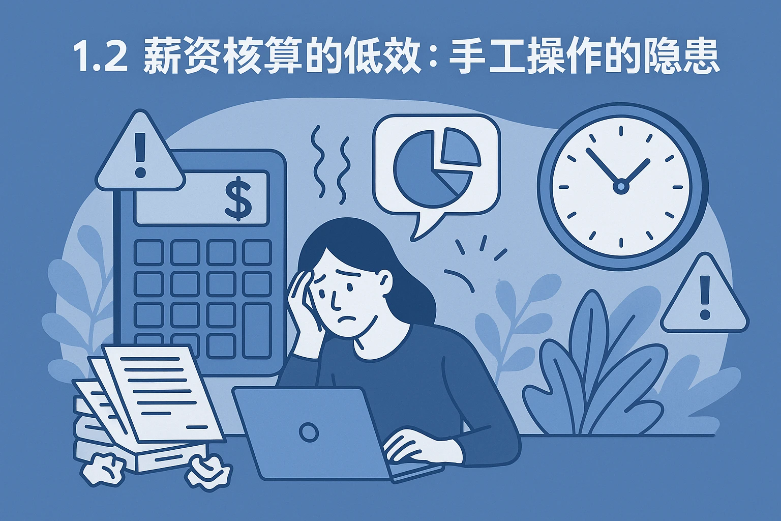 1.2 薪资核算的低效：手工操作的隐患