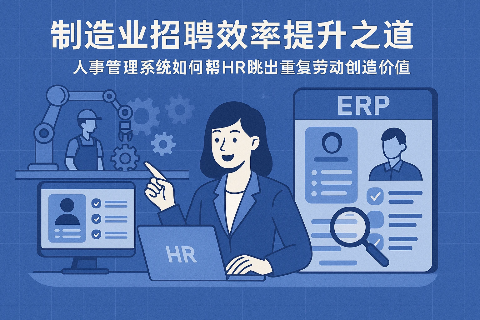 制造业招聘效率提升之道：人事管理系统如何帮HR跳出重复劳动创造价值