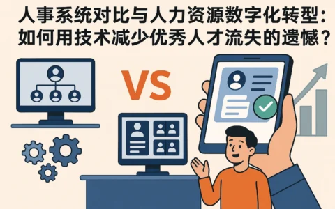 人事系统对比与人力资源数字化转型：如何用技术减少优秀人才流失的遗憾？