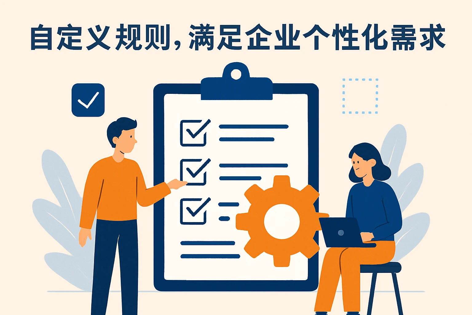 2. 自定义规则，满足企业个性化需求