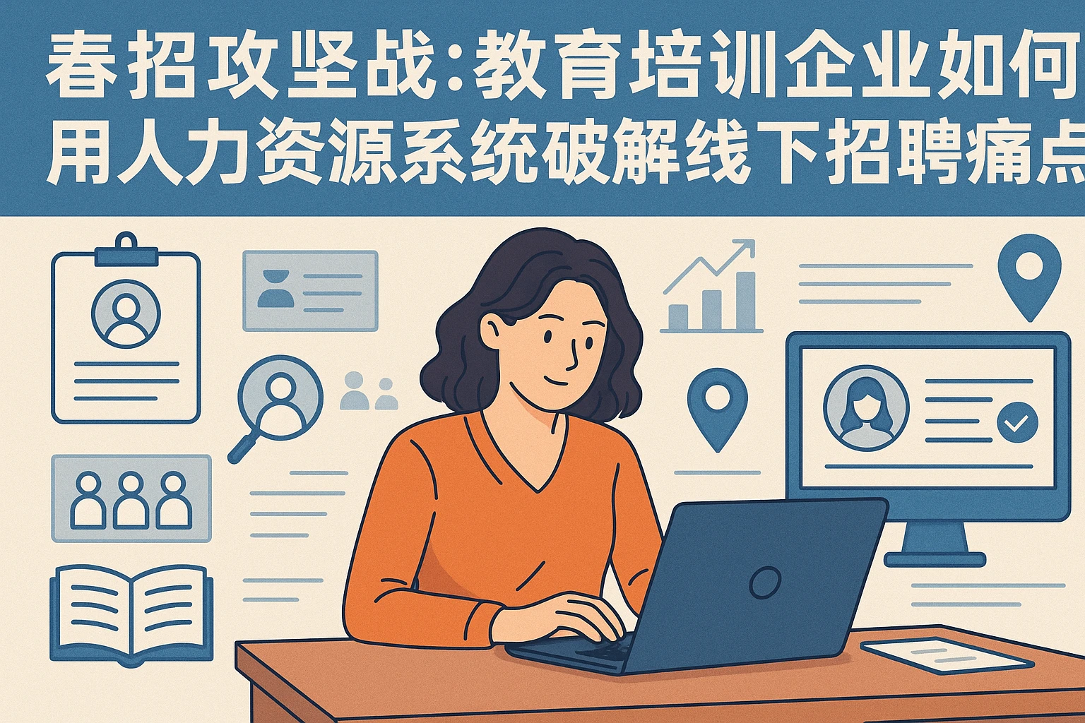 春招攻坚战：教育培训企业如何用人力资源系统破解线下招聘痛点？