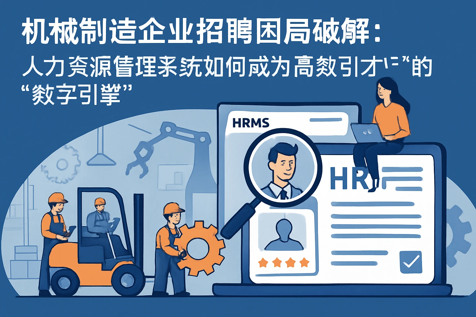 机械制造企业招聘困局破解：人力资源管理系统如何成为高效引才的“数字引擎”