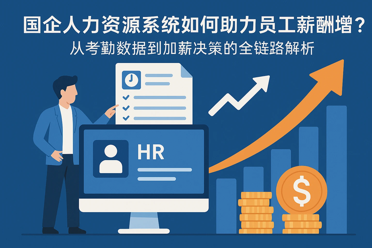 国企人力资源系统如何助力员工薪酬增长？从考勤数据到加薪决策的全链路解析