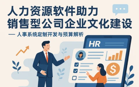 人力资源软件助力销售型公司企业文化建设 —— 人事系统定制开发与预算解析