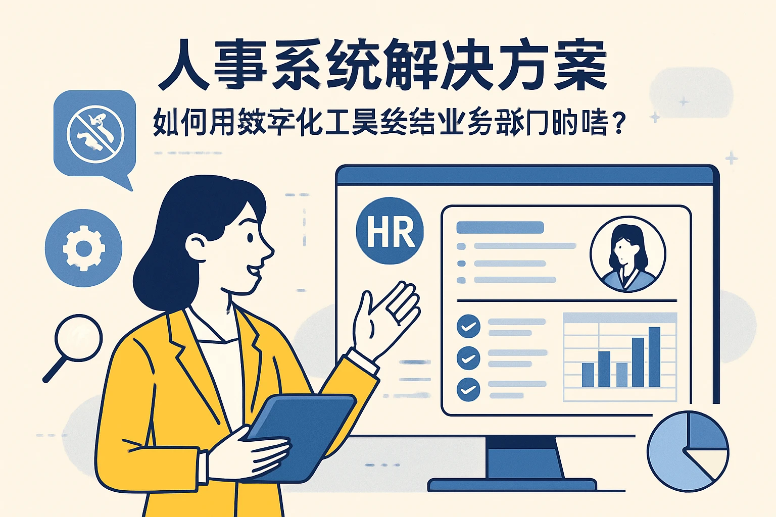 人事系统解决方案：如何用数字化工具终结业务部门的吐槽？