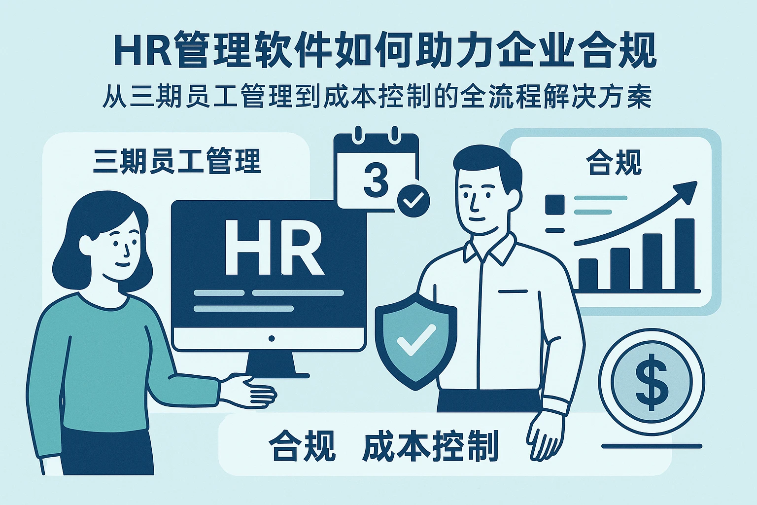 HR管理软件如何助力企业合规：从三期员工管理到成本控制的全流程解决方案