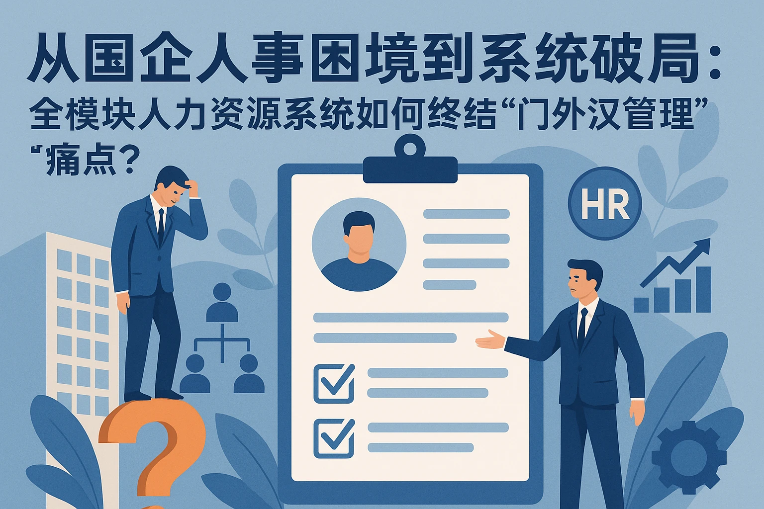 从国企人事困境到系统破局：全模块人力资源系统如何终结“门外汉管理”痛点？
